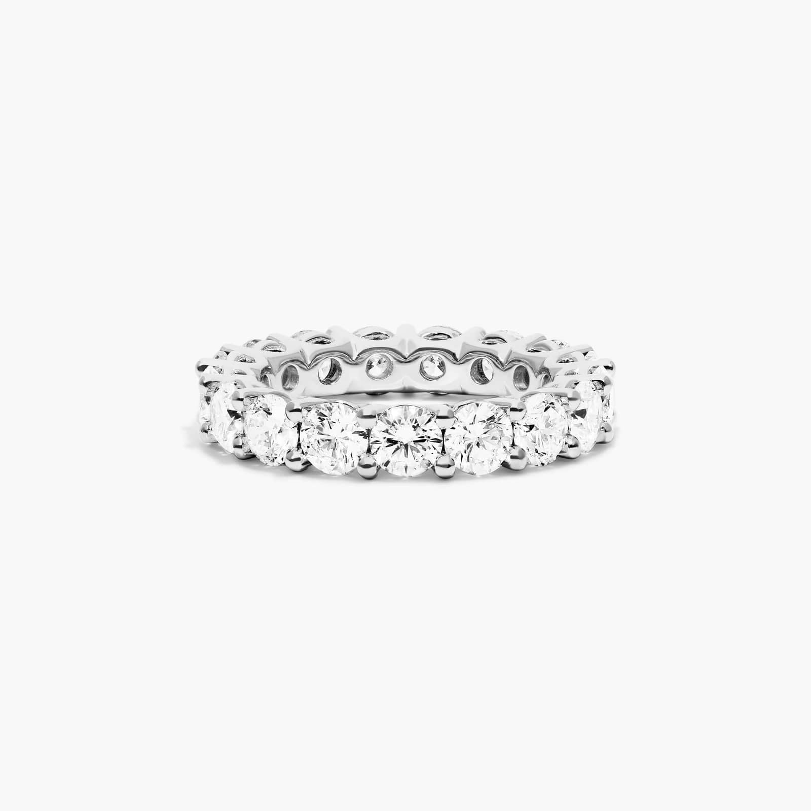 Lab created diamond deals eternity band