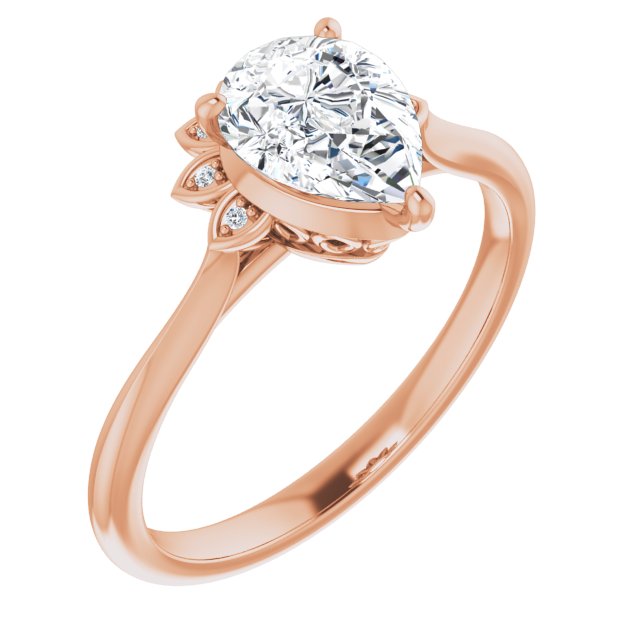 18K Rose Ring Mounting