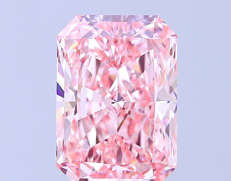 Radiant 5.03ct Fancy Vivid  Pink VVS2